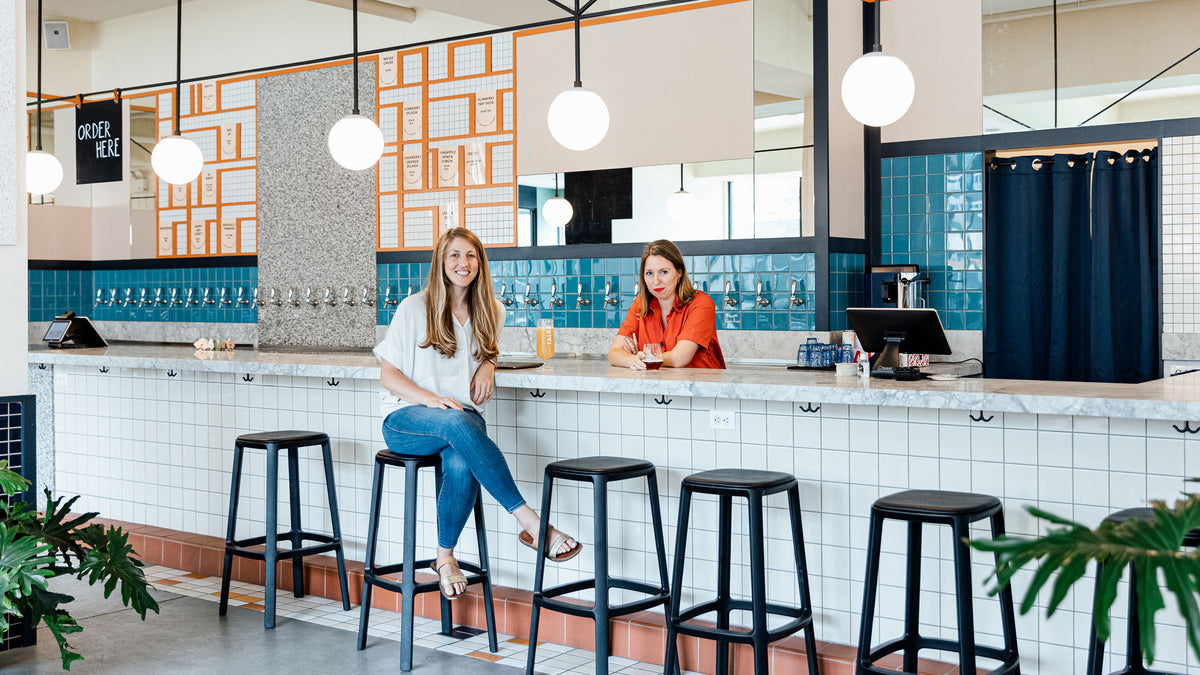 Tara and Leann at Williamsburg Taproom
